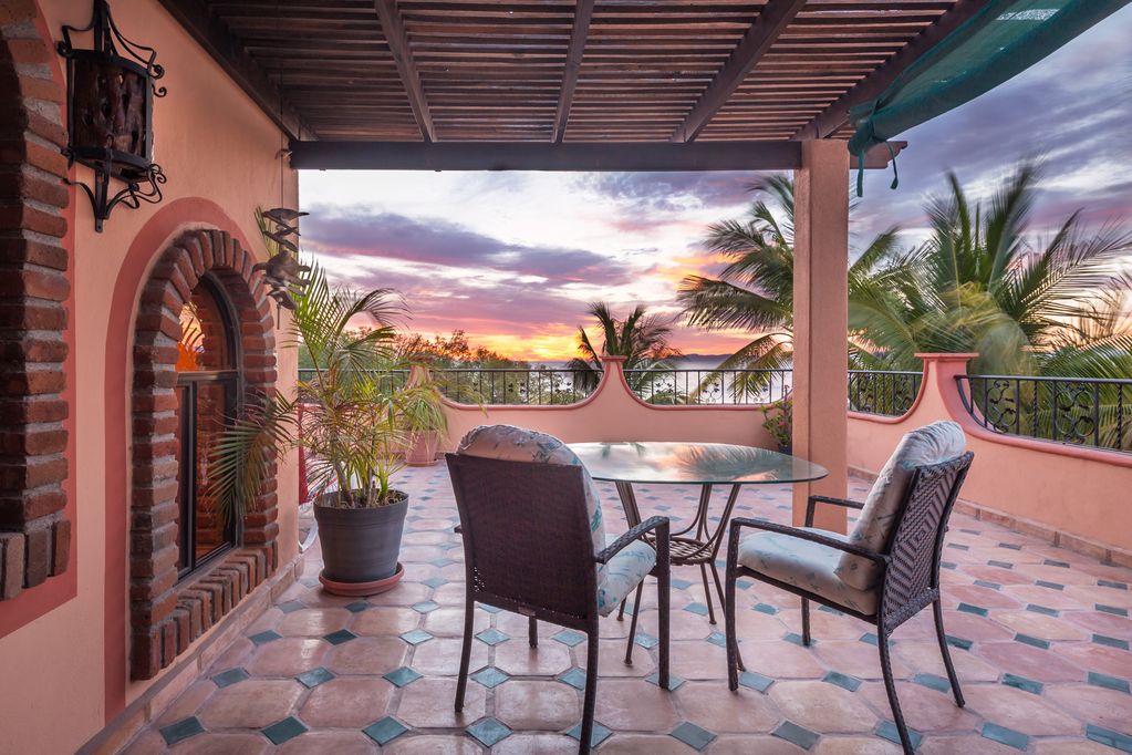 Upper Suite Patio View at Loreto Playa Casa