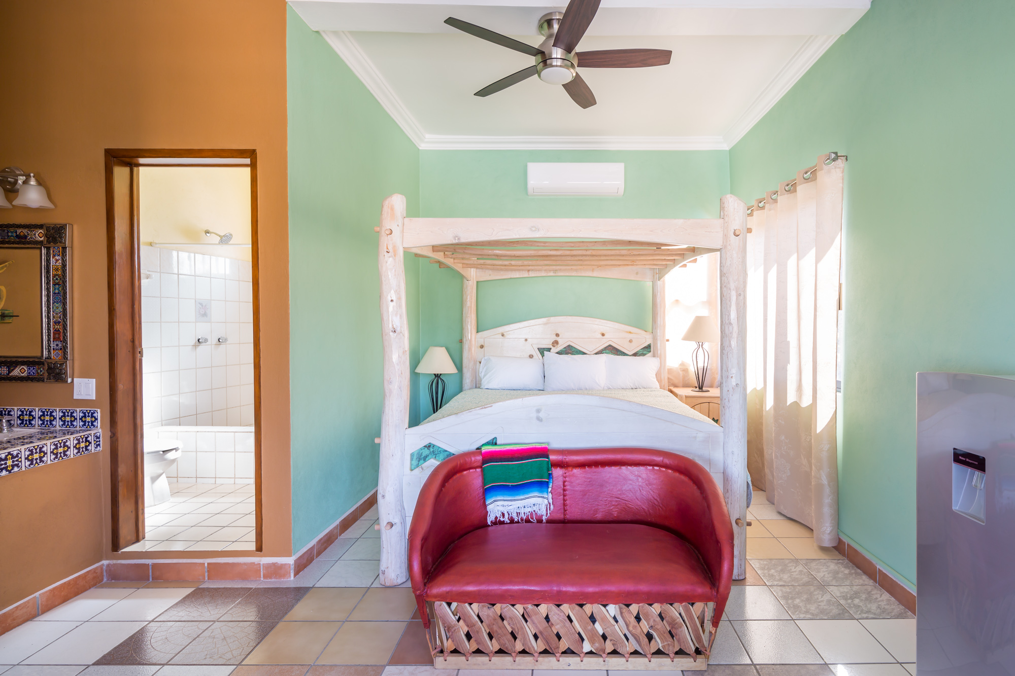 King Bed - Pelican Penthouse at Loreto Playa Boutique Hotel