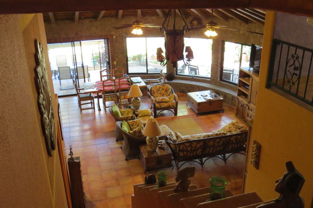 View of Main Living Area at Loreto Playa Casa