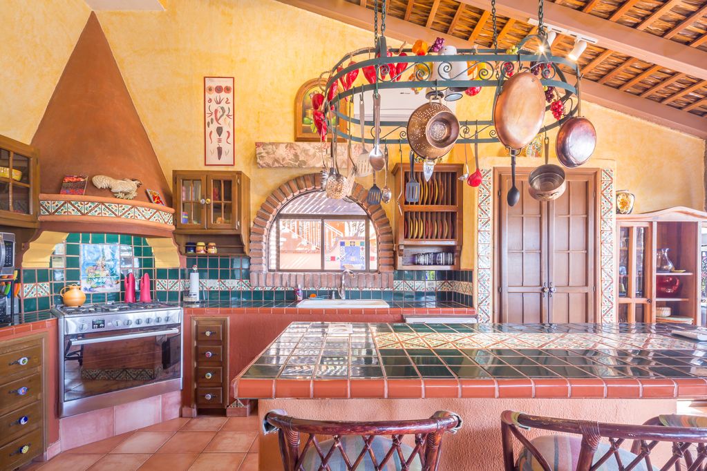 Kitchen at beautiful Loreto Playa Casa