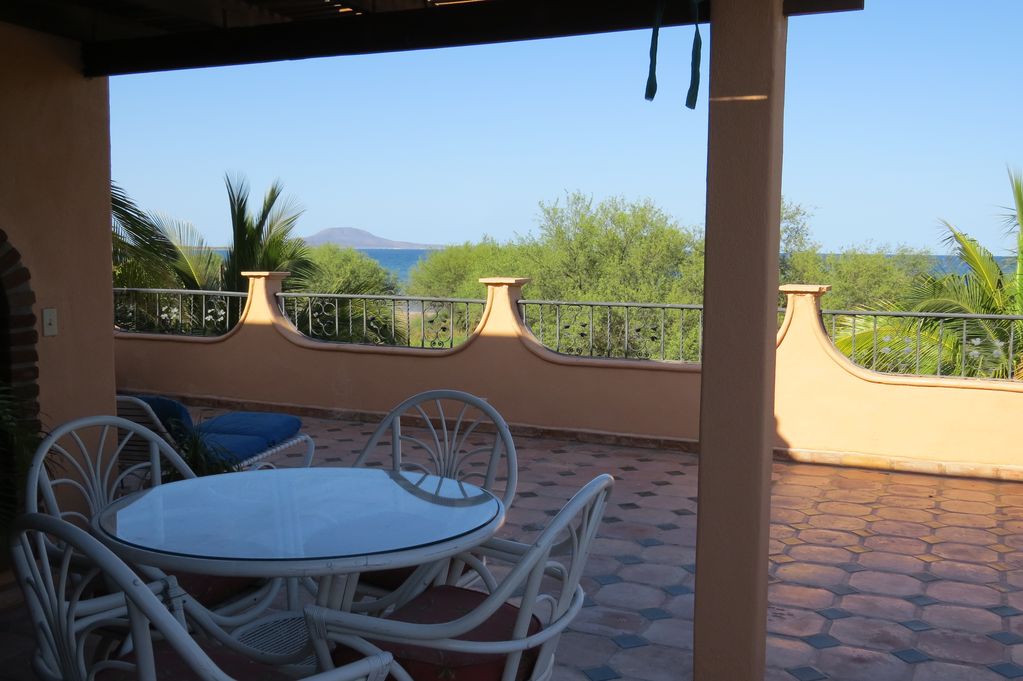 Upper Suite Patio at Loreto Playa Casa