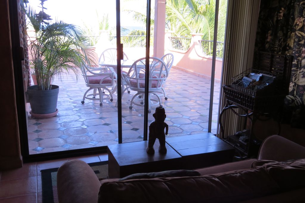 Upper room seating at Loreto Playa Casa